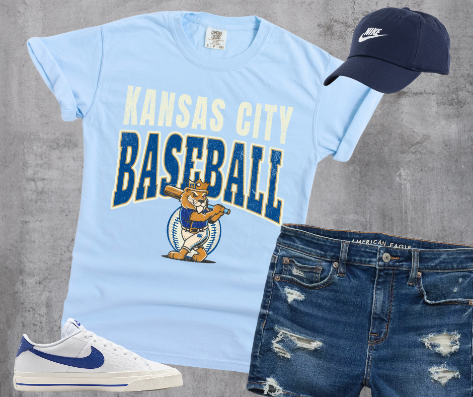 DTF TRANSFER ONLY  - Kansas City Baseball Lion Baseball Player