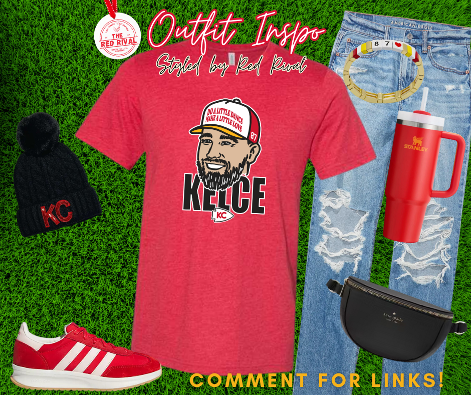 DTF TRANSFER ONLY  - Kelce Hat Black Text