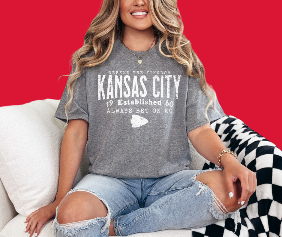 DTF TRANSFER ONLY  - Defend The Kingdom Kansas City Football