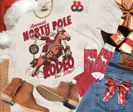 DTF TRANSFER ONLY  - Annual North Pole Rodeo